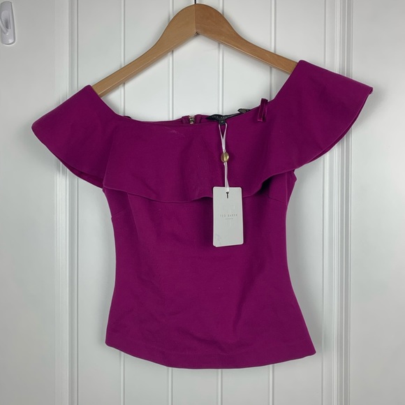 ted baker aiya ruffle top